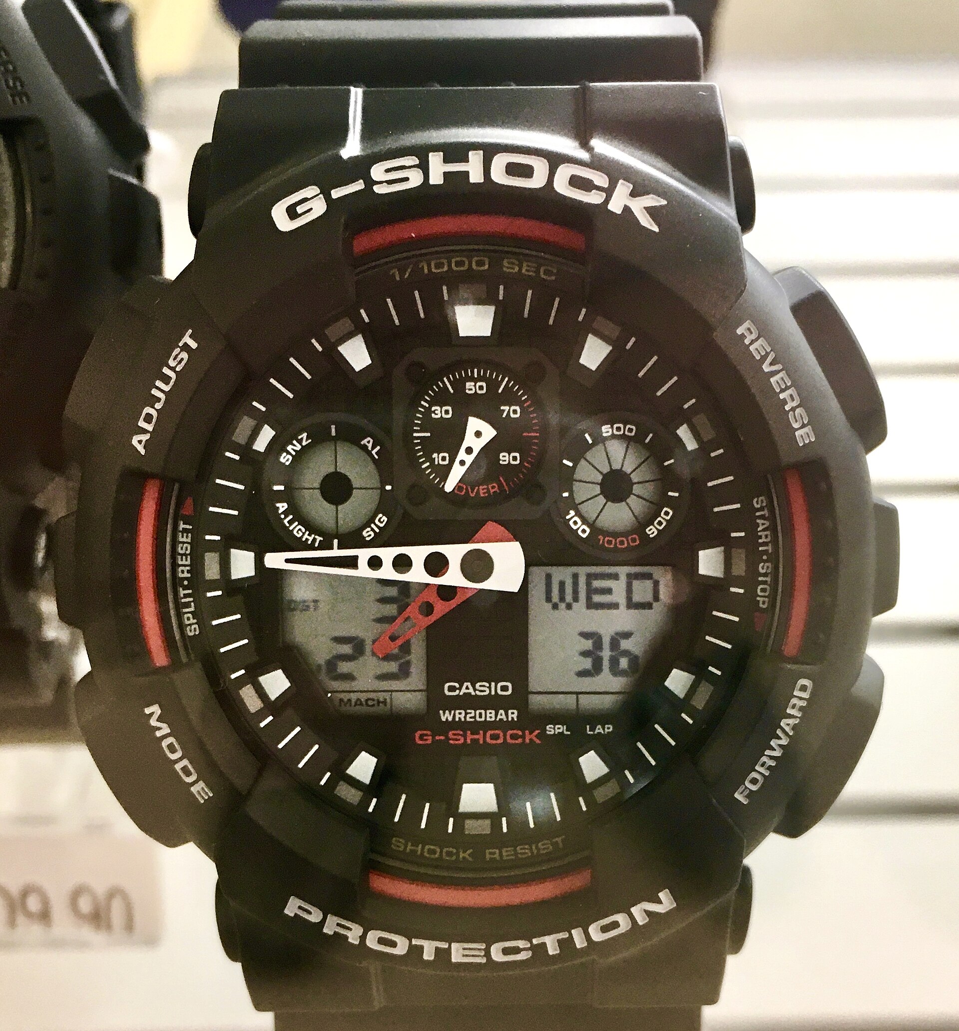 Casio G-Shock analog-digital watch, battery quartz